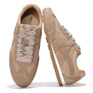 Project cloud Taupe Suede & Mesh Women's Sneaker